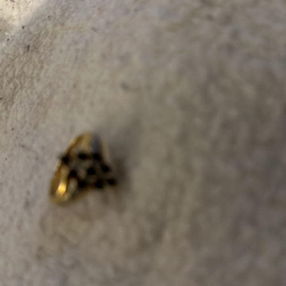 3/28–21 Sterling Silver Vermeil Sapphire Ring - Picture 4 of 6